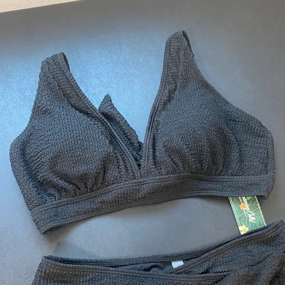 Women’s Two-Piece Swimsuit Bathing Suit Bikini High Waisted Tummy Control - Picture 2 of 10